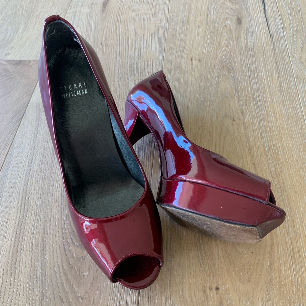 Stuart Weitzman red pumps